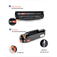 Hộp mực cho máy in Canon Lbp 6030/ 6030w CÓ LỔ ĐỔ MỰC XÃ THẢI - MÃ MỰC 85A / 35A