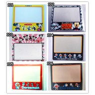 Doraemon Mickey Stitch Baby Boss Baby Shark Car Roadtax Cute Road Tax Sticker