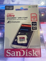 SanDisk Ultra microSD 256gb UHS-I A1 記憶卡