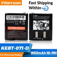 【DC-109】Two-Way Radio Rechargeable Battery 3.6V 1650mAh for Talkabout Motorola 53615 KEBT-071A KEBT-