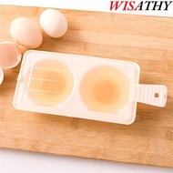 WISATHY Eggs Chicken Microwave Cooking 2 Eggs Food Gadget Microwave Eggs Cooker Steamer Tool Drainin