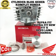 ASLI ORIGINAL BLOK SEHER PISTON HONDA AHM KFM SUPRA FIT LAMA NEW X REVO LEGENDA