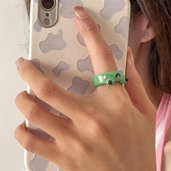 Cute Cartoon Frog Shape Ring Girlfriend Gift Couple Ring V4n7