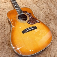 Gibson กีตาร์โปร่งฮัมมิงเบิร์ดมรดกดั้งเดิมซากุระเชอร์รี่กีตาร์มืออาชีพ