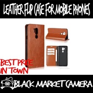 [BMC] Leather Flip Case for Mobile Phones | Generic and Fits any Mobile Phone