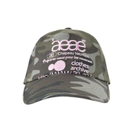 AEAE Camouflage Baseball Cap Pink Letter Embroidery Adjustable Korean Streetwear Casual Dad Hat