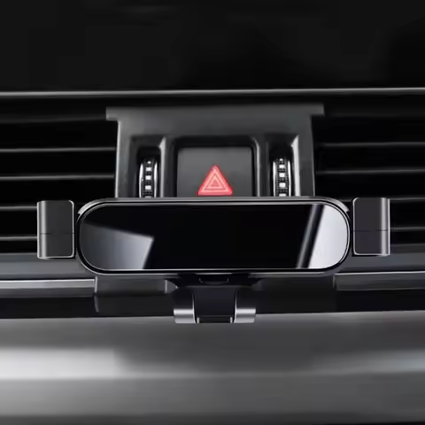 For Audi A3 A4L A6L Q5 Q3 A5 2005-2023 ABS Red Car Air Vent Mobile Phone Holder GPS Navigation Holde