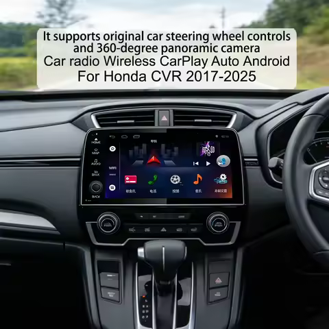 9" IPS Car Radio Linux For Honda CVR 2017-2025 Wireless CarPlay Auto Android 4G LTE WiFi GPS RDS Blu