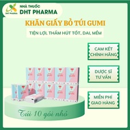 Gumi pocket tissue (4 layers) 10 packs of soft and durable, premium pocket tissue