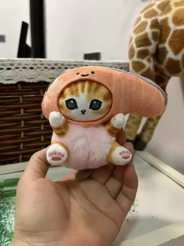 Kawaii Mofusand Cross-Dressing Plush Keychain Pendant Anime Plush Backpack Pendant