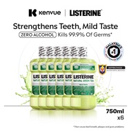 [Bundle of 6] Listerine Green Tea Mild Taste Mouthwash 750ml