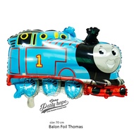 Thomas Foil Balloons biru Thomas Train Balloon/s biru Train Balloon Foil/s Thomas Train Character Ba