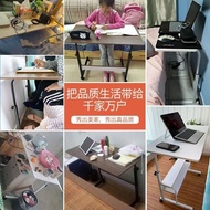 S/🔔Bedside Table Movable Simple Table Bedroom Rental House Home Laptop Desk Bed Study Table Rental OHAE