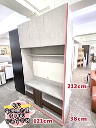 包送貨 )) 4尺電視櫃 - 電視組合櫃// 121cm 長 ✨ 靚仔易襯 💓 二手傢俬 // 傢俱