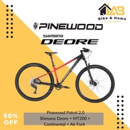 JAB.[High-end]. Pinewood Patrol 2.0 29er  MOUNTAIN BIKE  Shimano Deore M4100 1X10 Speed Continental