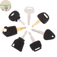 Strongaroetrtr 7Pcs/set Keys Ignition Keys Excavator Construction Machinery Key Kit 14607 5P8500 K25