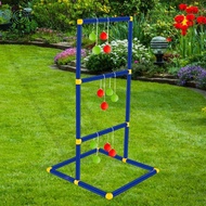 Amuzocity Ladder Ball Toss Game Set Ladder Toss Outdoor Game Set Outside Practice