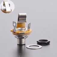 【support】 Flat / Curved Stainless Steel Jack Plate For Electric Guitar Bass