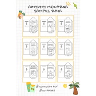 (Softcopy PDF) Sampul Raya Kartun Aktiviti Mewarna
