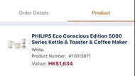 Philips eco conscious edition 5000 series Kettle &amp; Toaster &amp; Coffee Maker