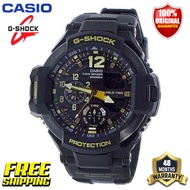 Original G-Shock GA1100 Men Sport Watch Japan Quartz Movement Compass Temperature 200M Water Resistant Shockproof Waterproof World Time LED Auto Light Gshock Man Boy Sports Wrist Watches 4 Years Warranty GA-1100GB-1A (Ready Stock Free Shipping)