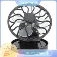 XYX Xách tay mini năng lượng mặt trời Clip Fan mùa hè Hat Cap Clip mát Fan ngoài trời Cắm Trại Đi Bộ