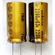 Nichicon FW 2200uf 63v capacitor