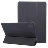 全城熱賣 - 適用於華為 MatePad 11.5 S GEBEI 三折支架防摔左右開平板皮套（黑色）