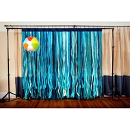 [SG] Ocean / Beach Theme Crepe Paper Party Streamer Backdrop