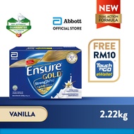 Ensure Gold Vanilla 2.22kg FREE RM10 TnG E-wallet Voucher (Adult Complete Nutrition)
