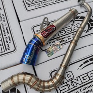 ﹍✱┅Yosingsae racing Exhaust pipe conical daeng pipe / CHA RAMA / daeng sai4 Gp warrior NAVIN pipe /