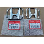 Honda Jazz Fit GE6 GE8 TFO 2008-2013 Stream RN6 RN8 RSZ front rear H emblem chrome krom depan logo R