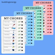 Children's Daily Planner Memo Wall Hanging Plastic Detachable Chores Checklist