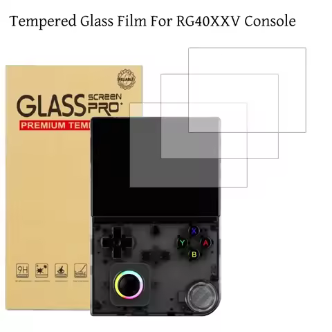 Anbernic RG40XXV Tempered Glass Film Game Console RG40XX V Tempered Glass Screen Protector Films Acc