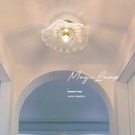 Aisle Entrance Light Luxury Influencer Aisle Light Corridor Light Retro Lotus Leaf Ceiling Light Jap