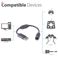 【ZOE】Connection Adapter USB Breakaway Cable for Xbox 360 Wired Controller Adapter