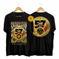 TEAM ITIK CLOTHING TAU GAMMA PHI GRAND FRATERNITY - TRISKELION 1968 FORFIFTHYSEVEN YEARS T-SHIRT