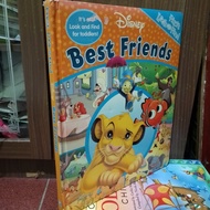 buku Original - first look and find Disney best friends 