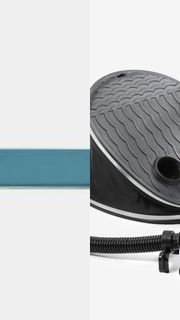 單人充氣床墊+腳踏充氣 Single Air mattress/ inflatable bed + foot-pump