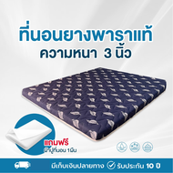 สินค้าขายดี 🔥 ที่นอนยางพาราอัดเเท้100% หนา 3 นิ้ว แถมผ้าปูที่นอน Fadell Latex 1