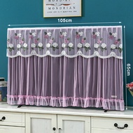 GlobalZip Durable 32 Inch 42 Inch TV Dust Cover Embroidered Lace Thin LCD TV Protective Cover Wall M