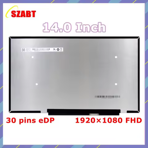 14.0 inch B140HAN06.2 B140HAN06.8 B140HAN06.B Screen Display FHD 1920X1080 IPS 100% sRGB 30-pin inte