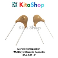 Monolithic Capacitor / Multilayer Ceramic Capacitor (334 , 330 nF)