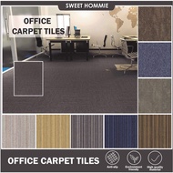 50x50 Hotel Bedroom Living Room Office Carpet Mat Tiles Floor Rugs Non-Slip Square Mat Karpet Tiles