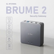 Gl.inet MT2500A (Brume 2) Mini VPN Security Gateway สำหรับโฮมออฟฟิศและการทำงานระยะไกลความปลอดภัยทางอินเทอร์เน็ต2.5G WAN 1 Gigabit
