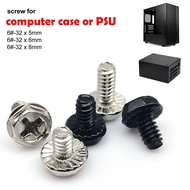 100pc 6#-32x5/6/8mm PC Case Power Supply PSU Hard Drive HDD Motherboard Video Card Phillips Head Mou