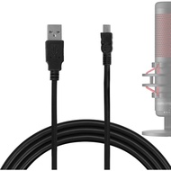 Creass Creators Mini-USB to USB Microphone Cable Compatible with HyperX QuadCast SAMSON Meteor, Audi