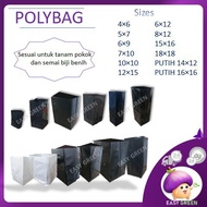 1 PCS+ UV PROTECTION POLY BAG TEBAL/ POLYBAG/ NURSERY PLANTATION PLASTIC BAG /POLIBAG TEBAL PLASTIK 