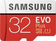 Samsun三星 32GB EVO Plus UHS-I microSDHC Memory Card with SD Adapter 記憶卡 MB-MC32GA