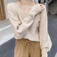 Women's Long-Sleeved Sweater/Knitwear/Korean Sweater/Korean Top/Women's Long-Sleeved Knitted Top Korean Style